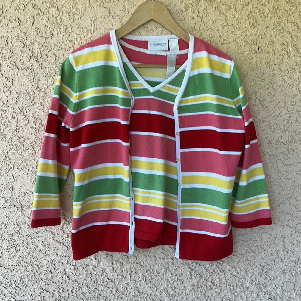 Liz Claiborne sweater ensemble. Small.